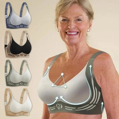 Anti-Sagging Support Shockproof Sports Fixed Cup Bra For Women