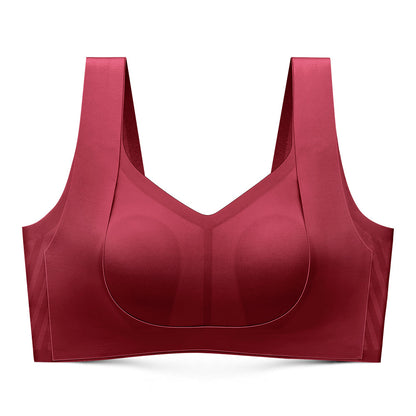 Minimizer push up wireless bra