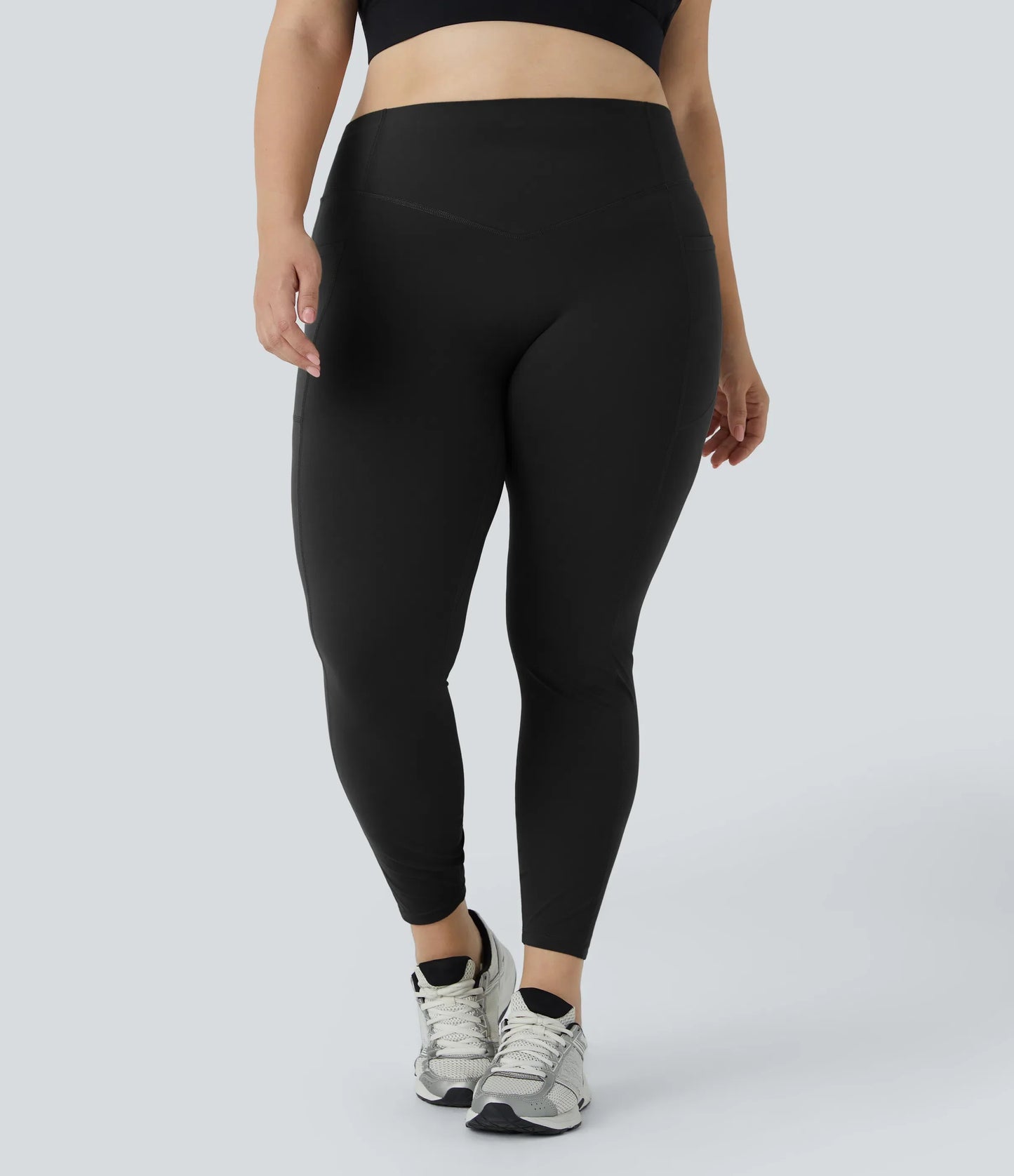 High Waisted Tummy Control Shaping Training Leggings Plus size 2.0