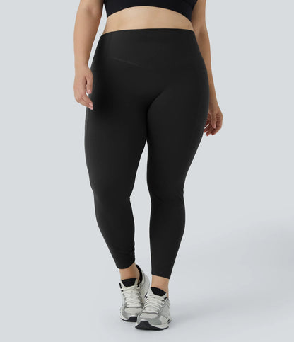 High Waisted Tummy Control Shaping Training Leggings Plus size 2.0