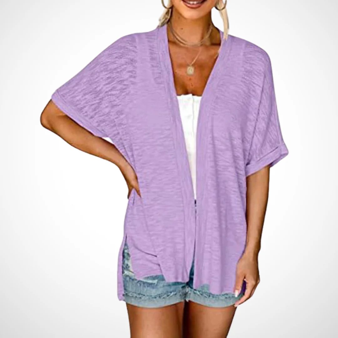 Stylish Flowy Short Sleeve Cardigan