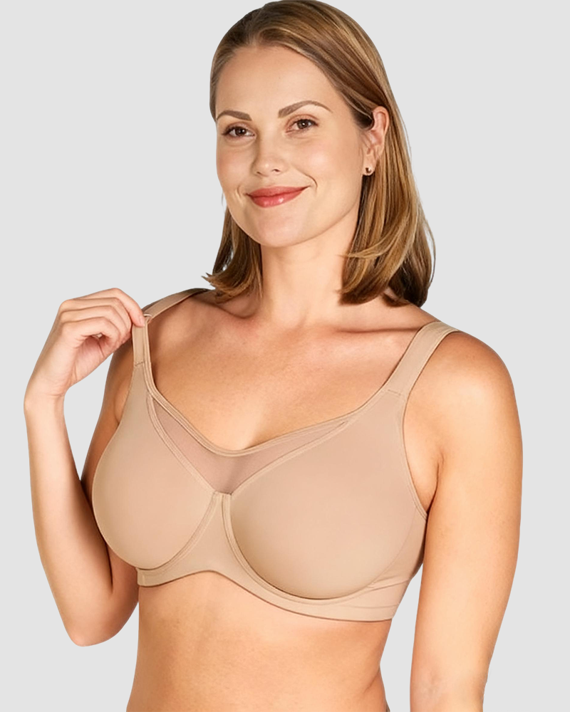 Plus Size Cooling Full Coverage Minimizer Bra