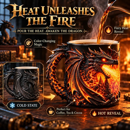 🐉 Dragonfire Heat-Reveal Magic Mug 🔥