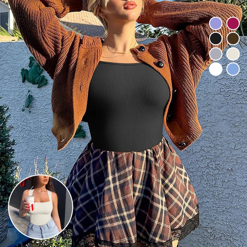 ✨Last Day🔥Sleeveless Tummy Control Tank Tops Bodysuits