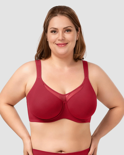Plus Size Cooling Full Coverage Minimizer Bra