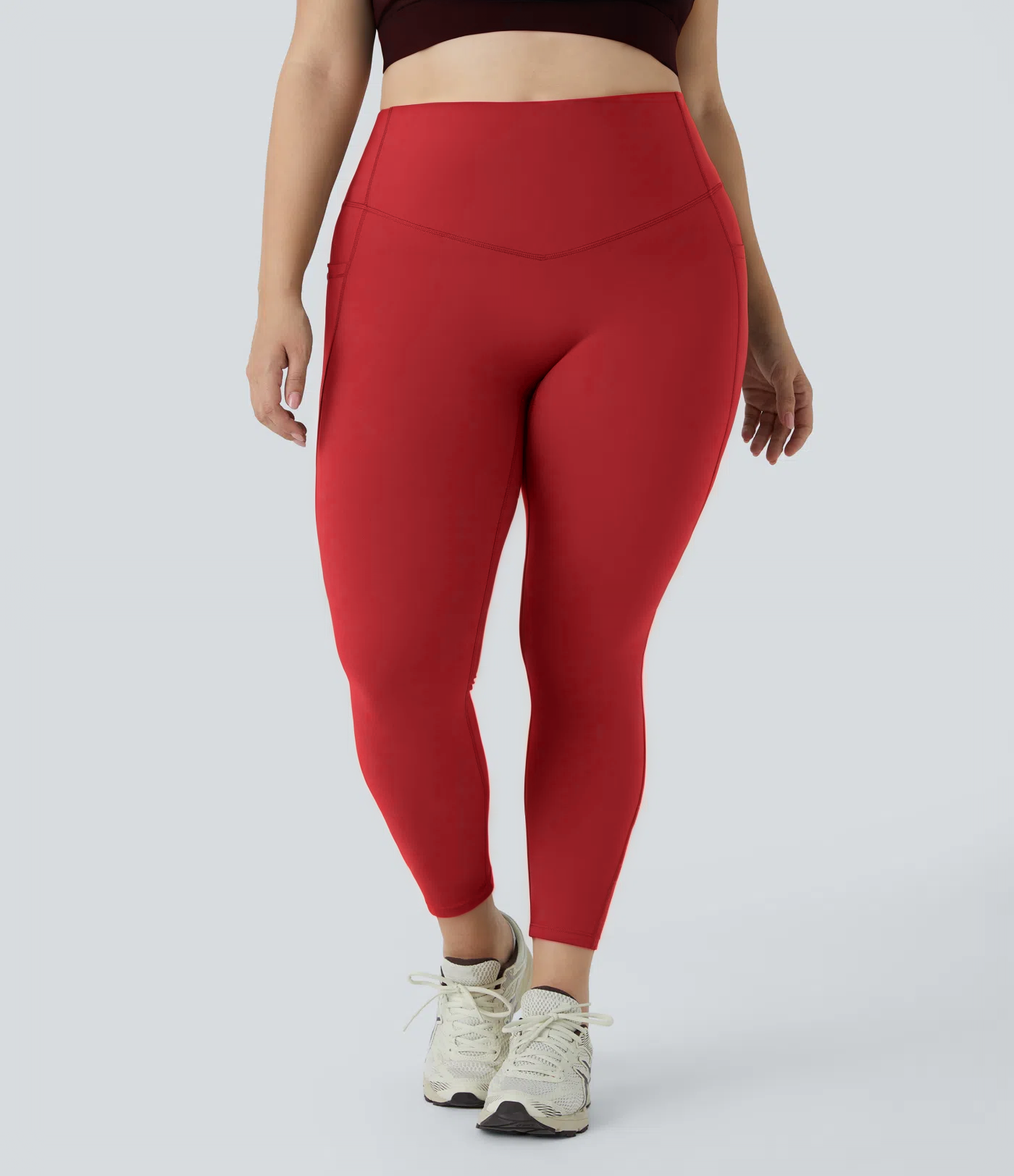 High Waisted Tummy Control Shaping Training Leggings Plus size 2.0