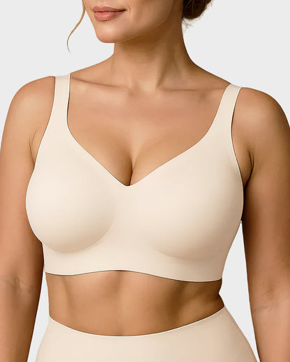 Seamless Wireless Everyday Bra – Comfy Full Coverage Fit