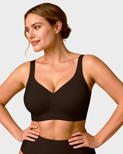 Seamless Wireless Everyday Bra – Comfy Full Coverage Fit