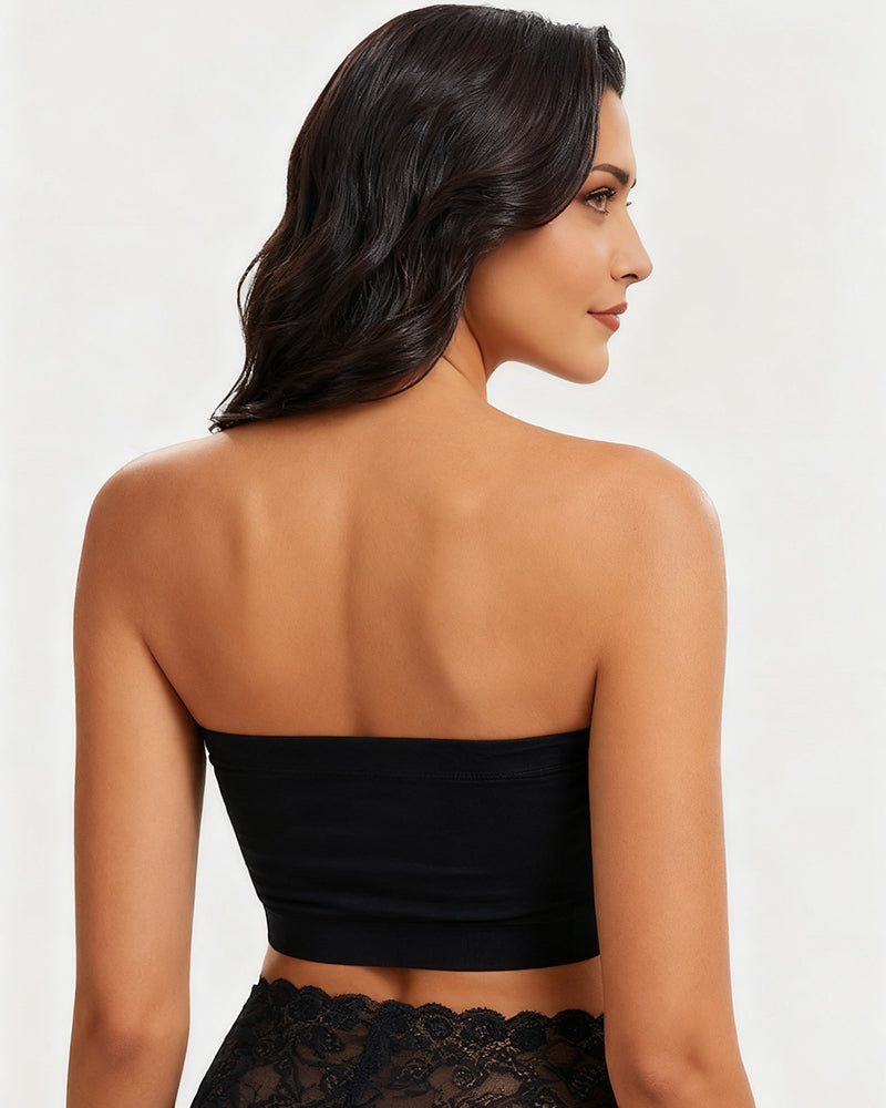 Full-Coverage Seamless Bandeau Bra