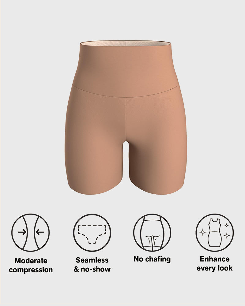 Stay-In-Place Seamless Slip Shaper Shorts for Women