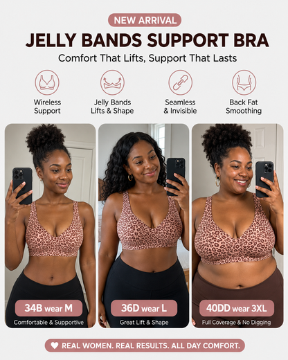 Seamless Hidden V-Neck Lifting Bra