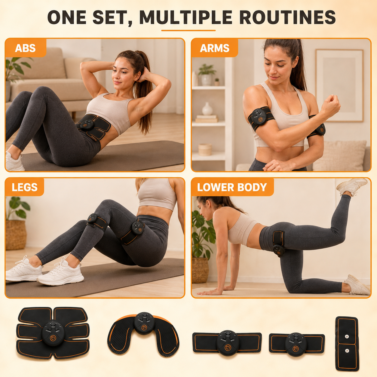 Women's Abs & Booty Full Set Shaping Trainer for Home Workout