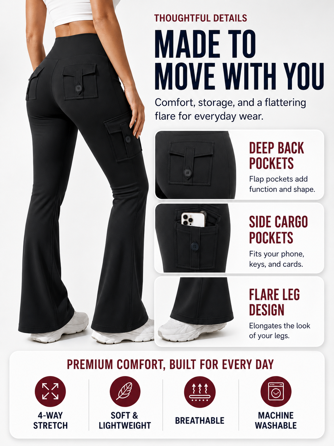 Sculpting Flare Leggings