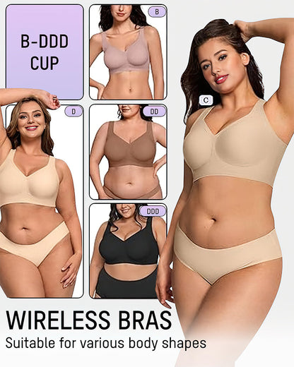 BOGO🔥Comfortable Wireless Full Coverage Jelly Smoothing Bra3.0