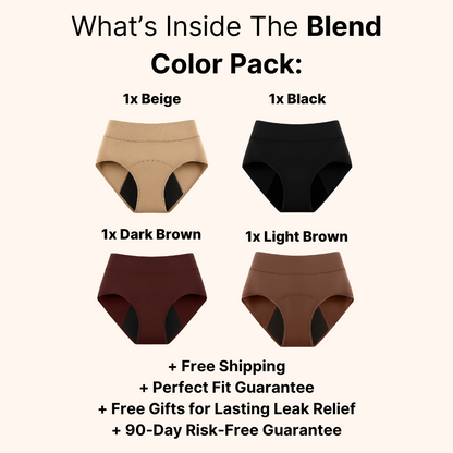 ViralVera 100% Leak-Proof Underwear That Won't Let You Down for Women 60+ (4-Pack)