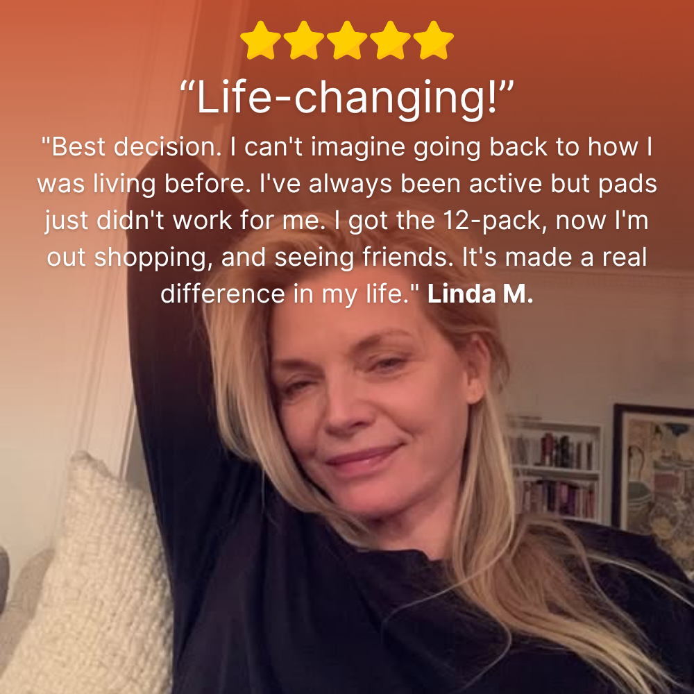 ViralVera 100% Leak-Proof Underwear That Won't Let You Down for Women 60+ (4-Pack)