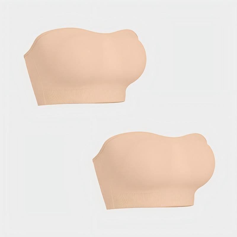 Non-Slip Bandeau Seamless Wireless Strapless Bra