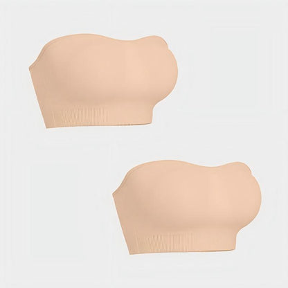Non-Slip Bandeau Seamless Wireless Strapless Bra