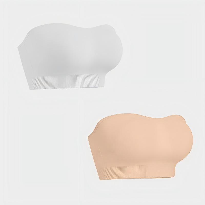 Non-Slip Bandeau Seamless Wireless Strapless Bra