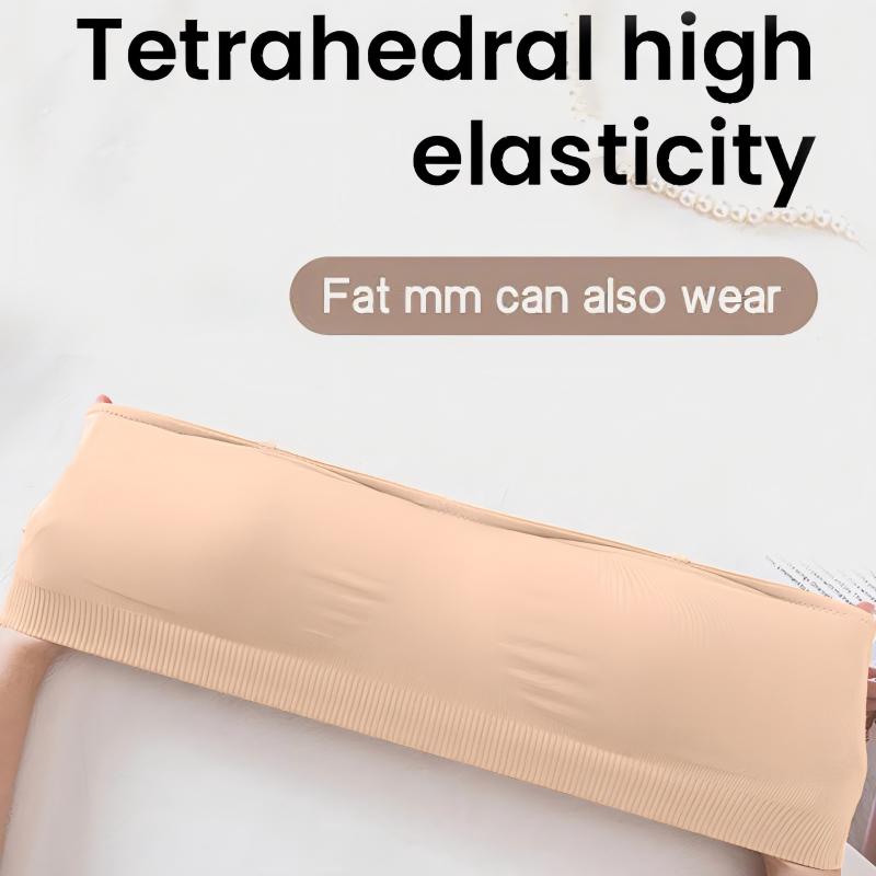 Non-Slip Bandeau Seamless Wireless Strapless Bra