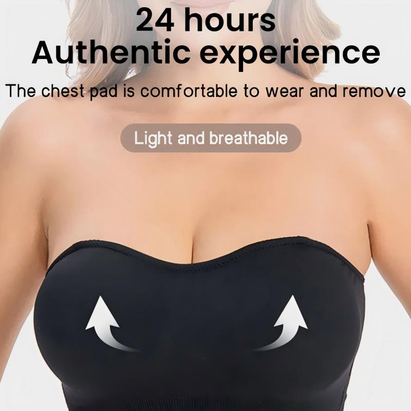 Non-Slip Bandeau Seamless Wireless Strapless Bra