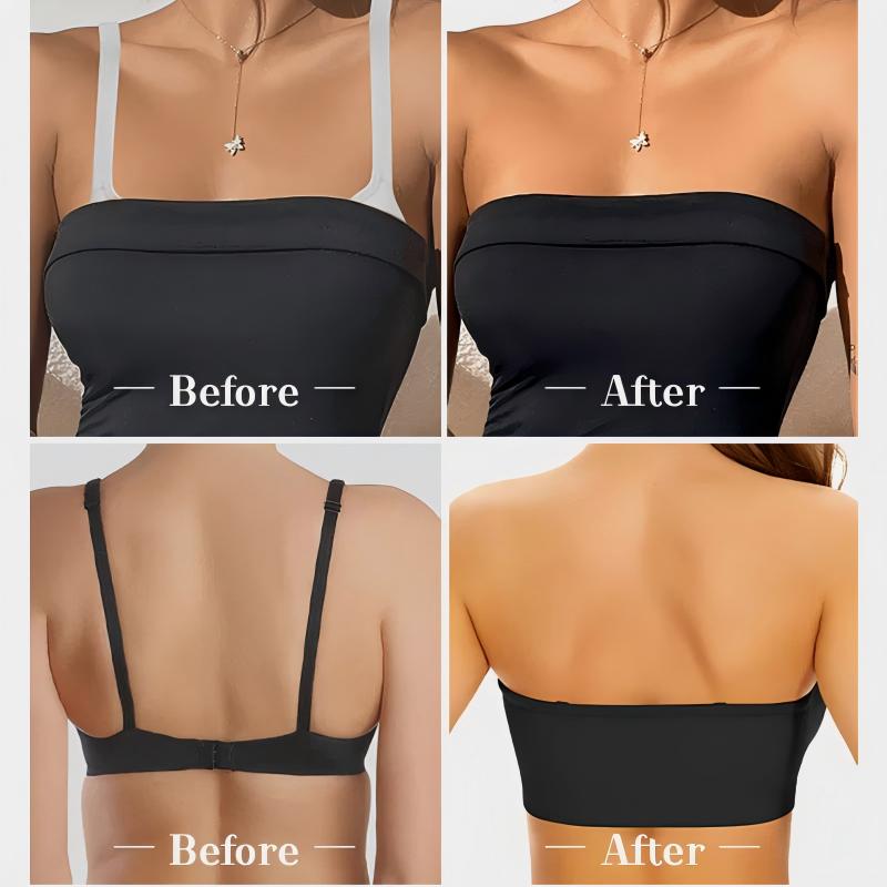 Non-Slip Bandeau Seamless Wireless Strapless Bra