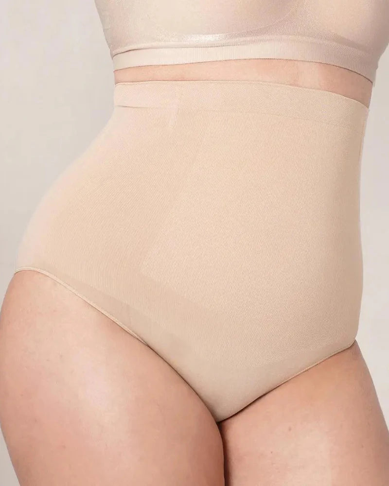 High-Waisted Seamless Shapewear Panty Anti-Slip Compression