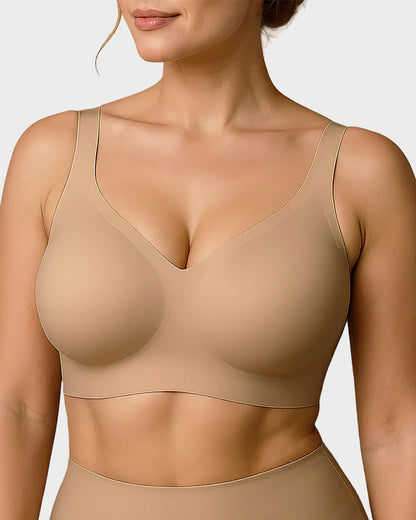 Seamless Wireless Everyday Bra – Comfy Full Coverage Fit