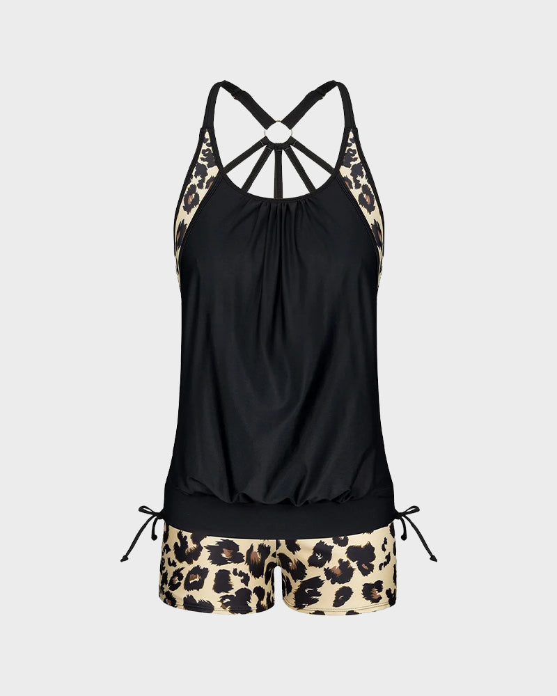 Two-Piece Tankini Swimsuit