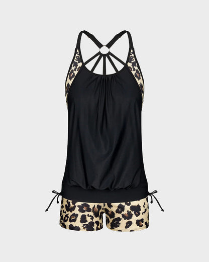 Two-Piece Tankini Swimsuit