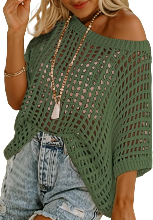 Hollow Out Crochet Top