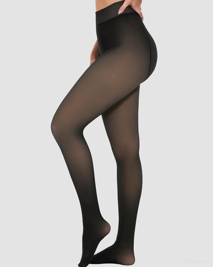 Translucent Fleece Lined Tights