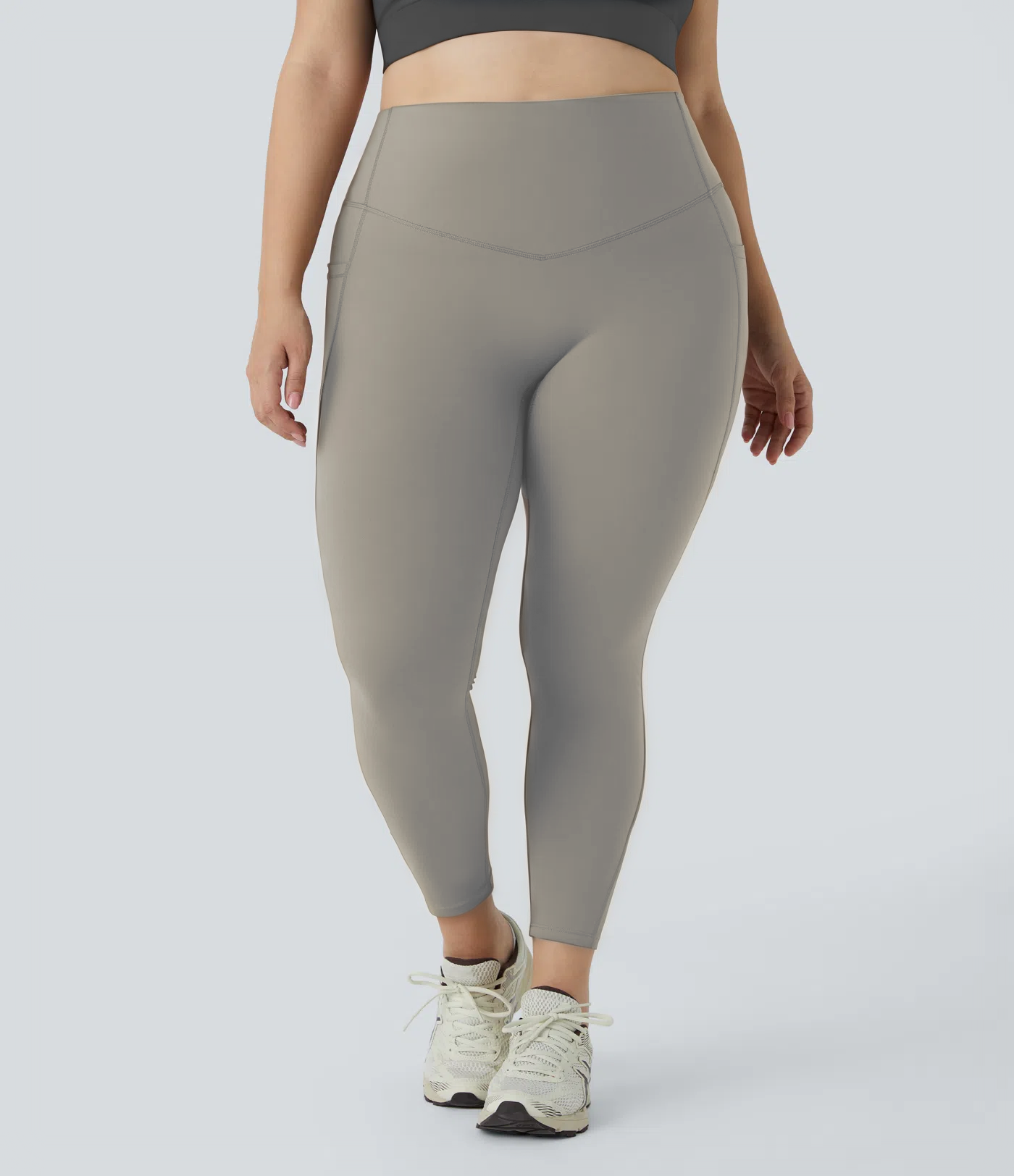 High Waisted Tummy Control Shaping Training Leggings Plus size 2.0