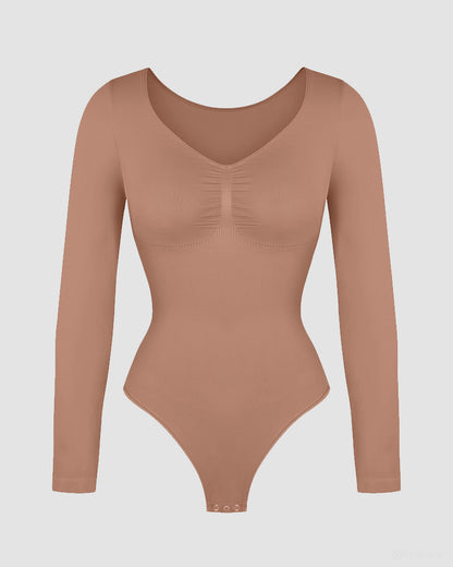 Long Sleeve Shaping Bodysuit