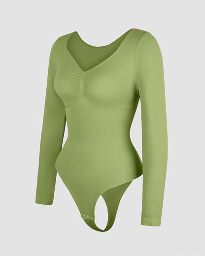 Long Sleeve Shaping Bodysuit