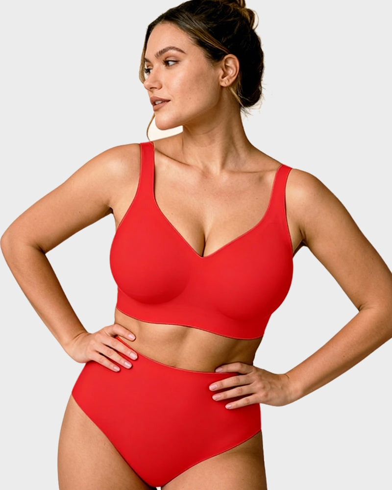 Seamless Wireless Everyday Bra – Comfy Full Coverage Fit