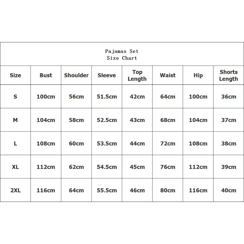 2-Piece Shorts Split Lounge Wear