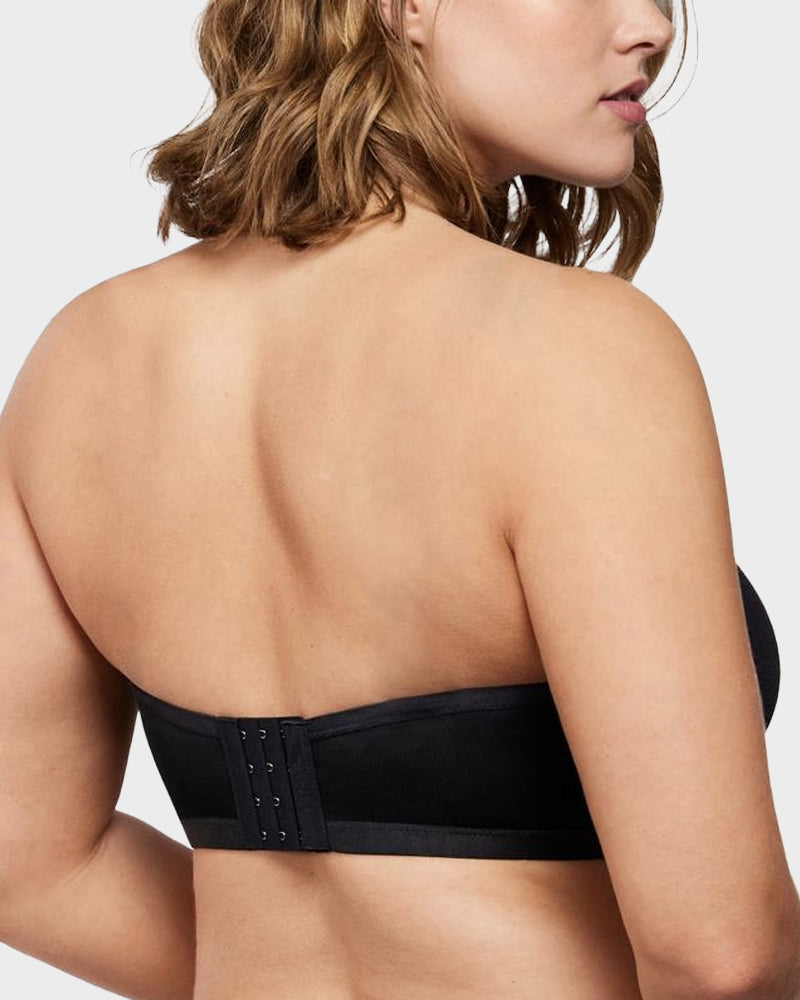 Mesh Strapless Underwire Bra Natural Lift