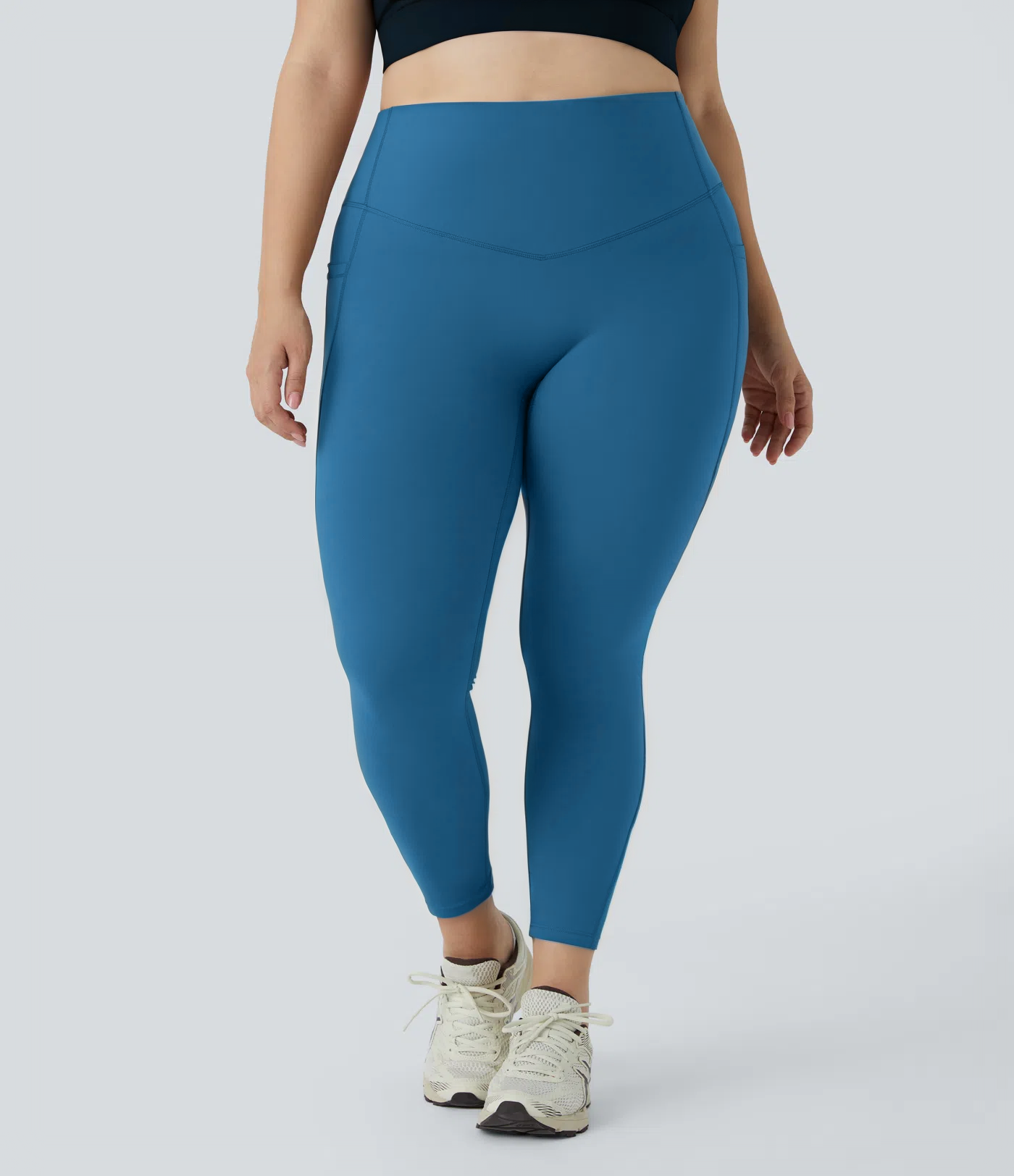 High Waisted Tummy Control Shaping Training Leggings Plus size 2.0