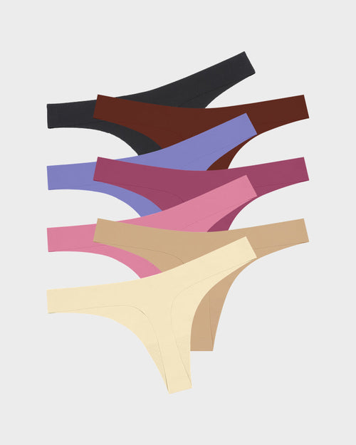 Zero-Feel Seamless No-Show V Thong (7 Pack)