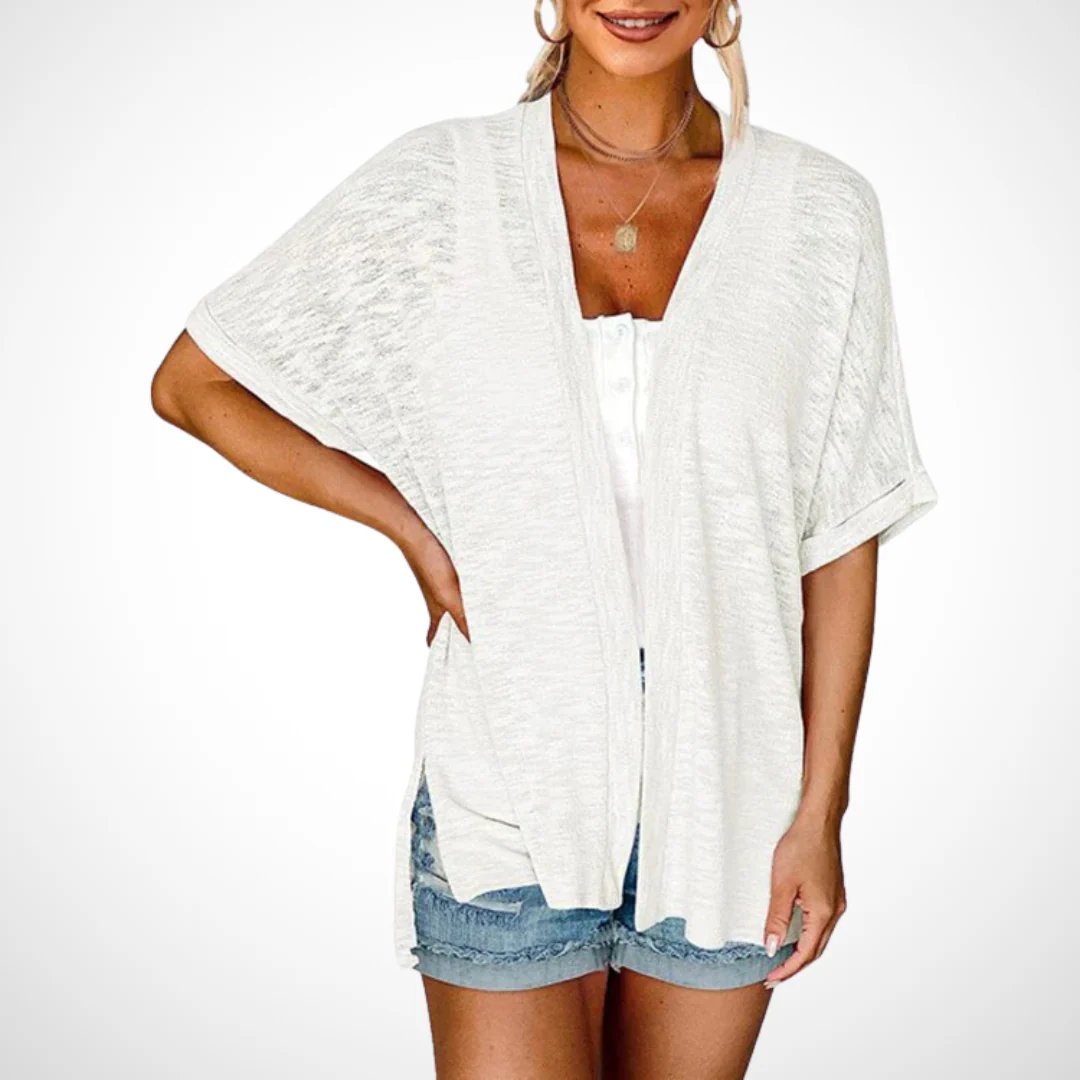 Stylish Flowy Short Sleeve Cardigan