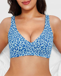 Blue Leopard print