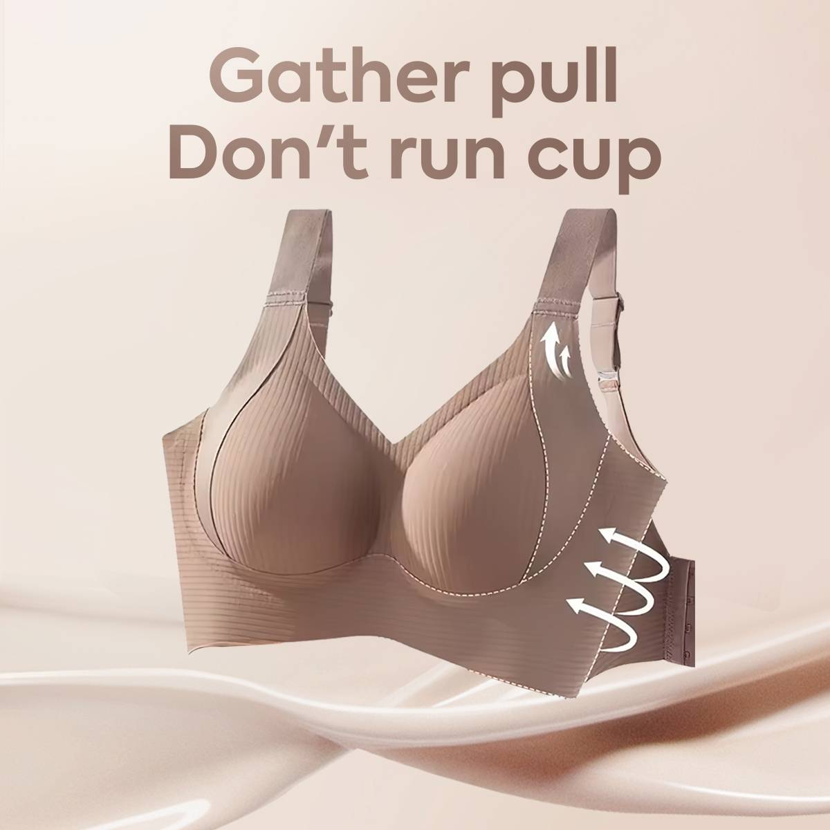 Widened Lifting Non Slip Shoulder Strap Bra
