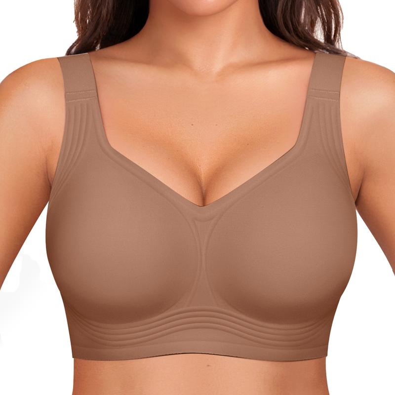 Comfortable Wireless Full Coverage Jelly Smoothing Bra