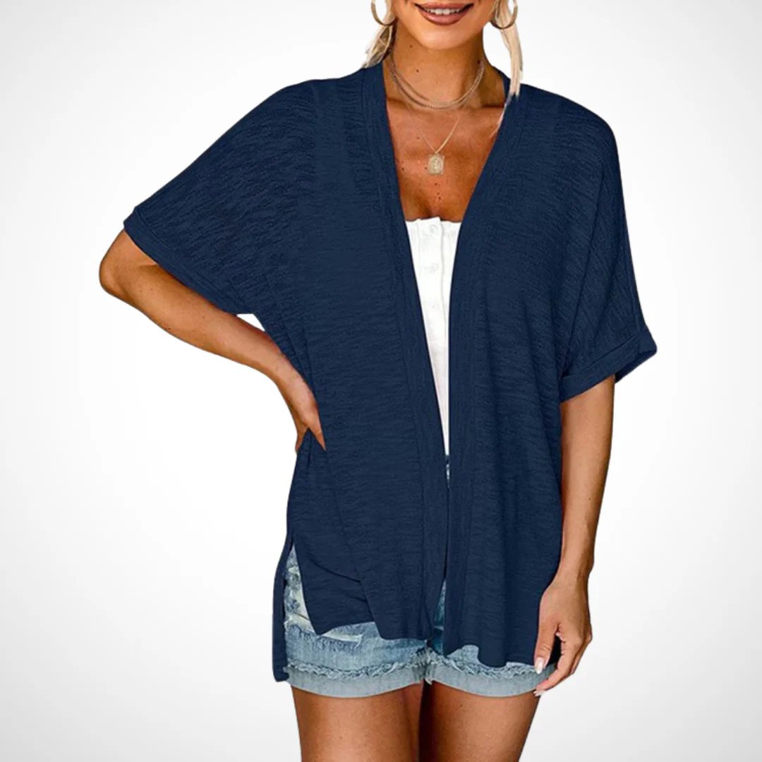 Stylish Flowy Short Sleeve Cardigan