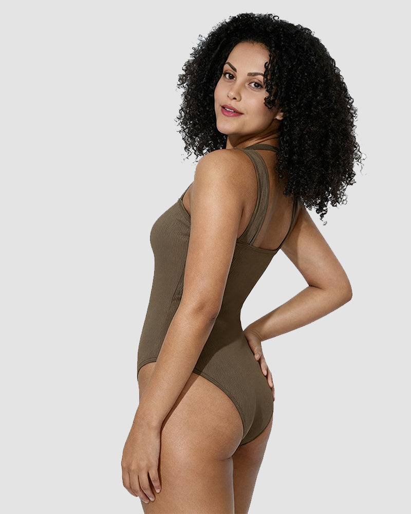 Sleeveless Tummy Control Tank Tops Bodysuits