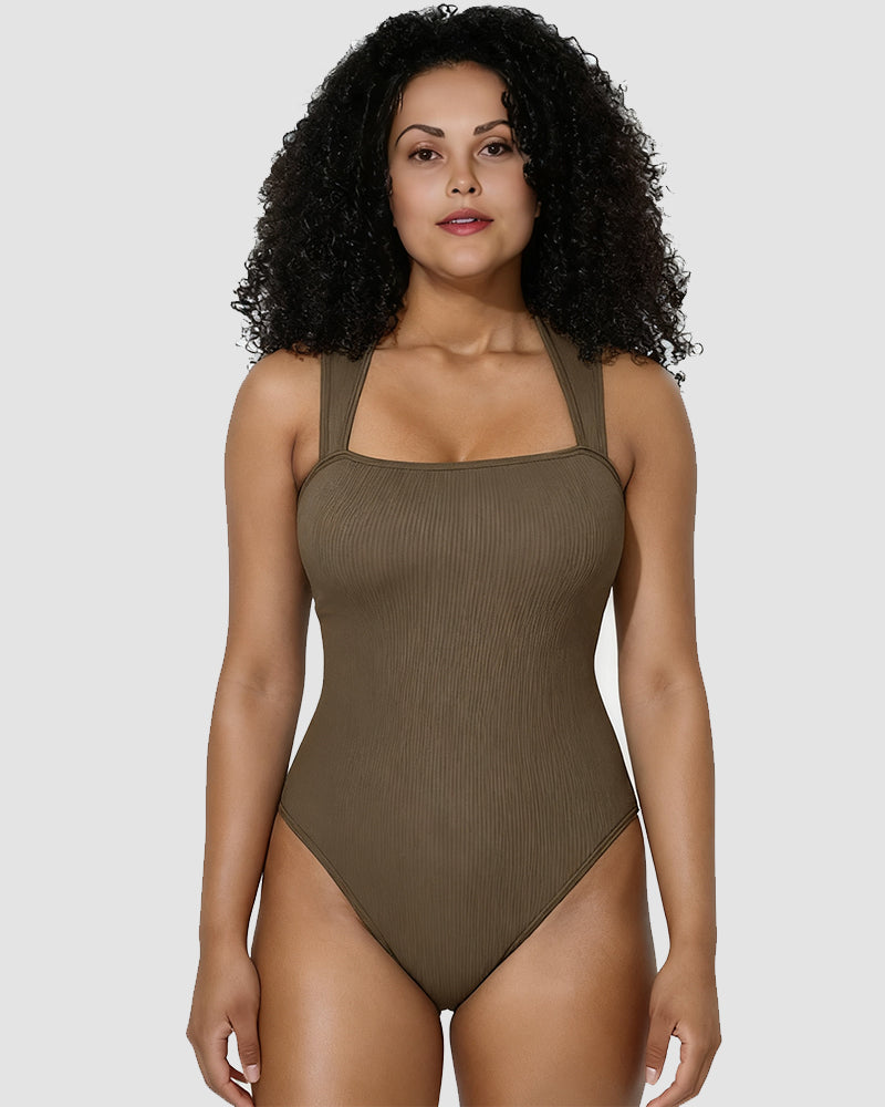 Sleeveless Tummy Control Tank Tops Bodysuits