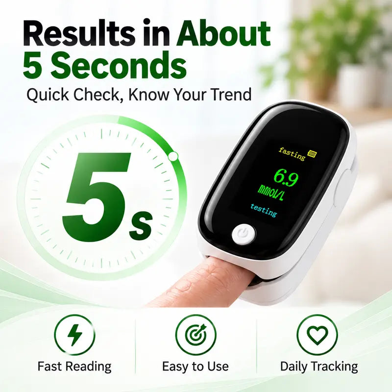 Non-Invasive Blood Glucose Monitor, Fast Read