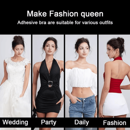 Invisible Diva Strapless Backless Push up Bra