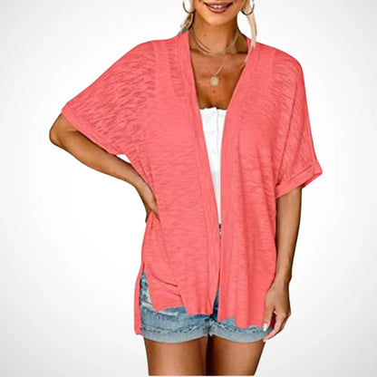 Stylish Flowy Short Sleeve Cardigan